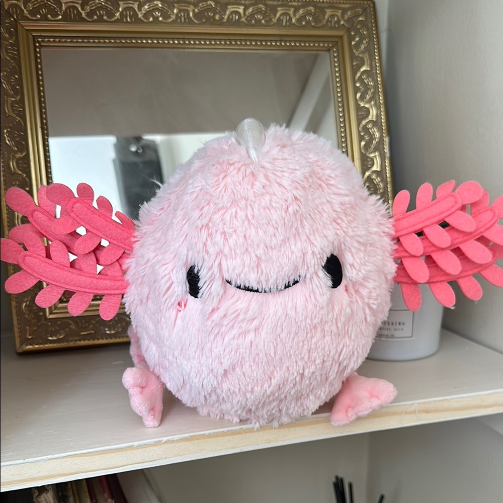 Cute Pink Axolotl Plush Toy